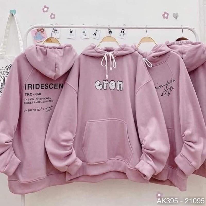 Áo Hoodie Nam Nữ Nỉ Bông Dày Dặn Form Rộng Hàng QC Áo Khoác Nỉ Nam Nữ Sweater PHỒNG ERON