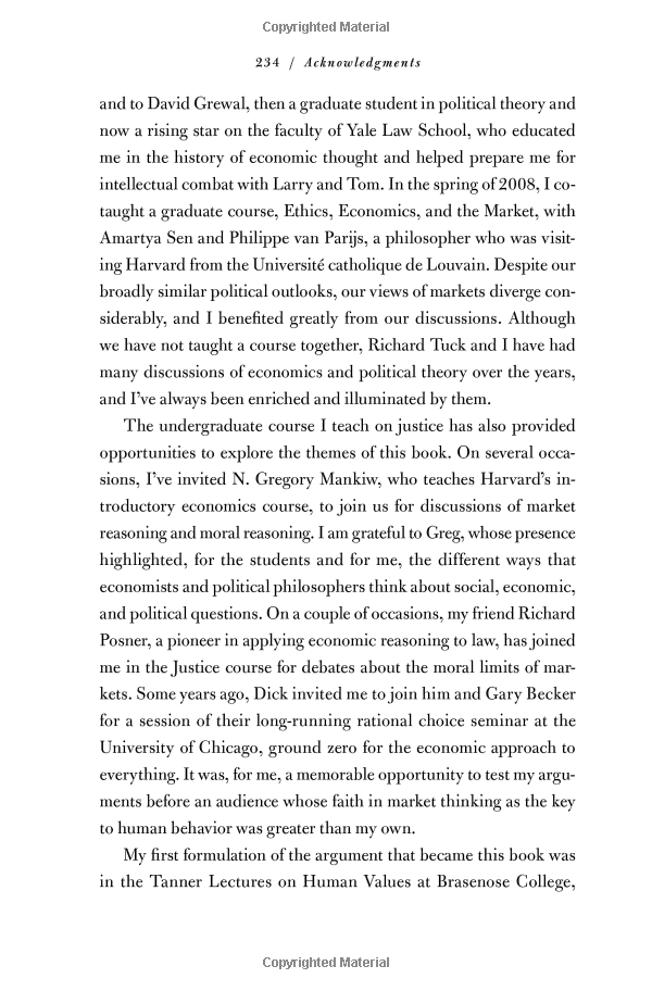 What Money Can't Buy