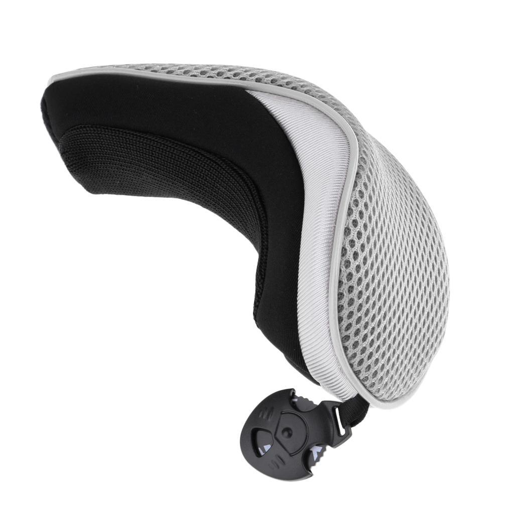 Golf Hybrid UT Club Head Cover Headcover & Adjustable Number Tag  5 7 , Durable & Portable