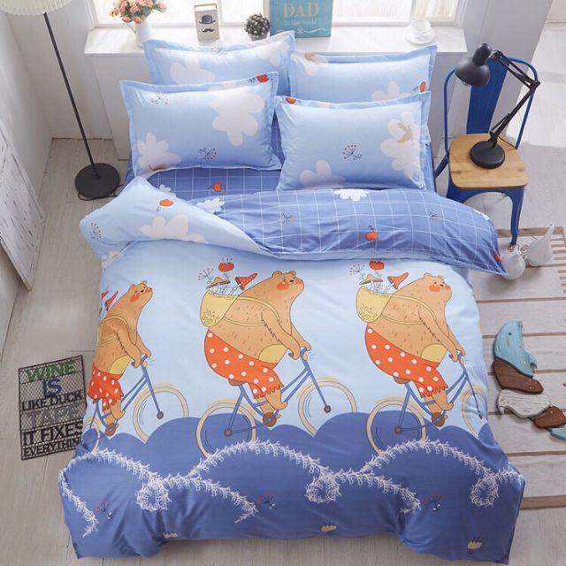 BỘ CHĂN GA VÀ VỎ GỐI POLY COTTON