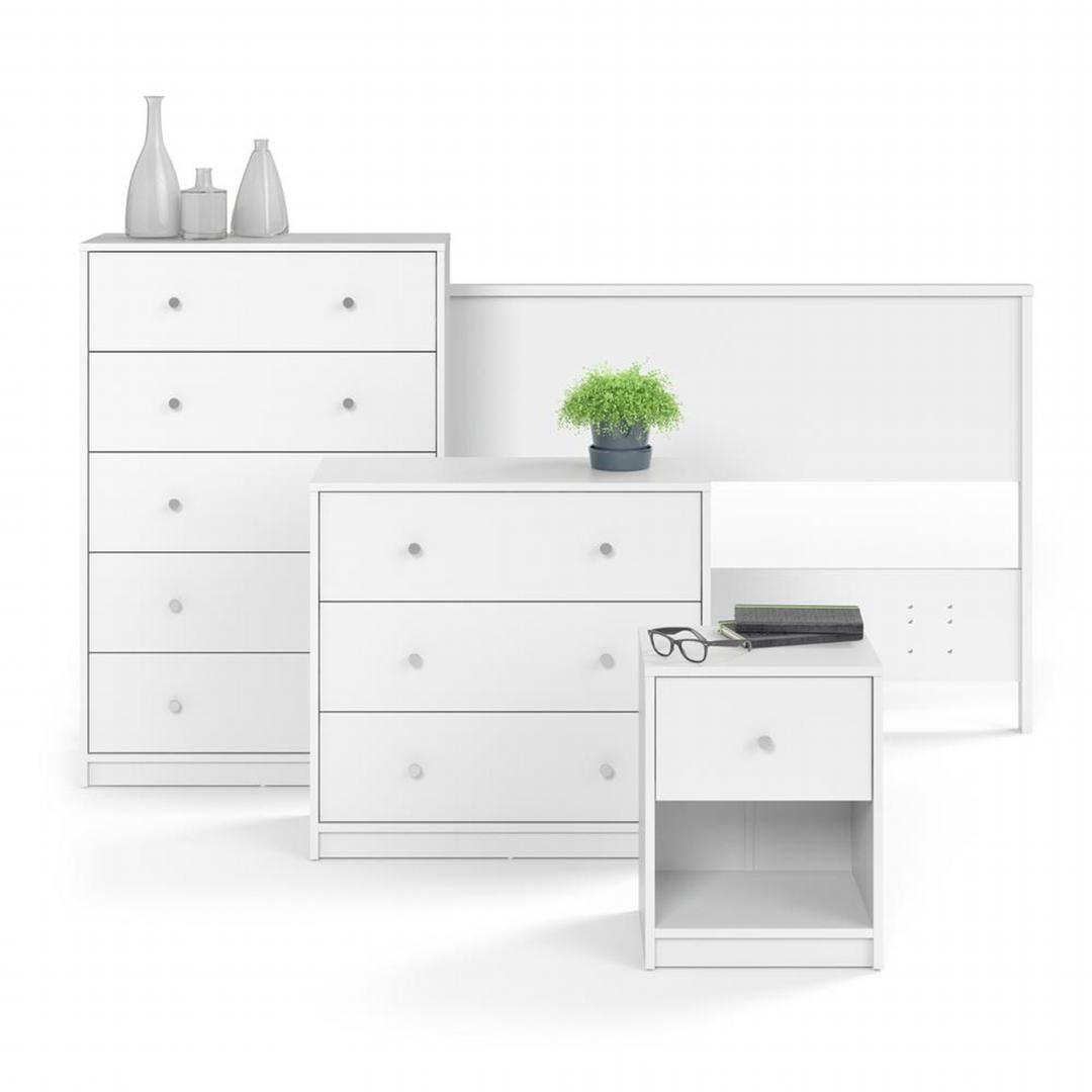 Tủ phòng ngủ gỗ hiện đại SMLIFE Serling | Gỗ MDF dày 17mm chống ẩm | D72xR30xC70cm