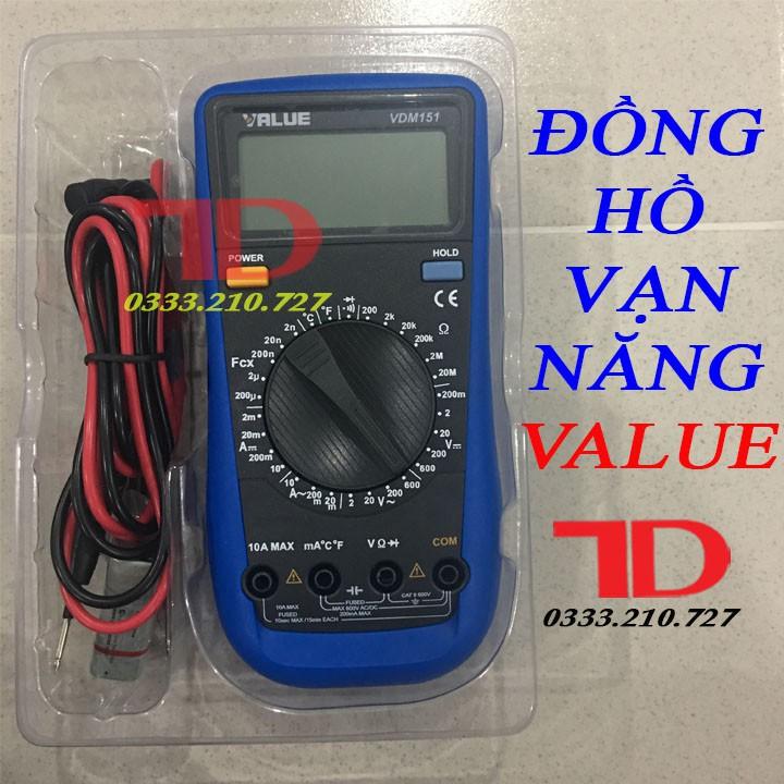 Đồng hồ vạn năng VALUE VDM151