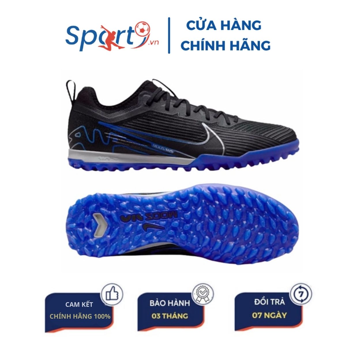 Giày đá bóng nam cỏ nhân tạo Mercurial Vapor 15 Pro TF