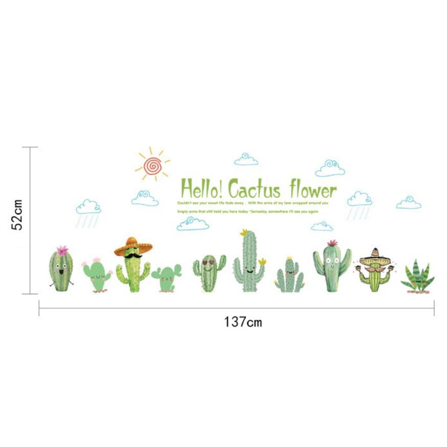 Decal dán tường trang trí - HELLO XƯƠNG RỒNG