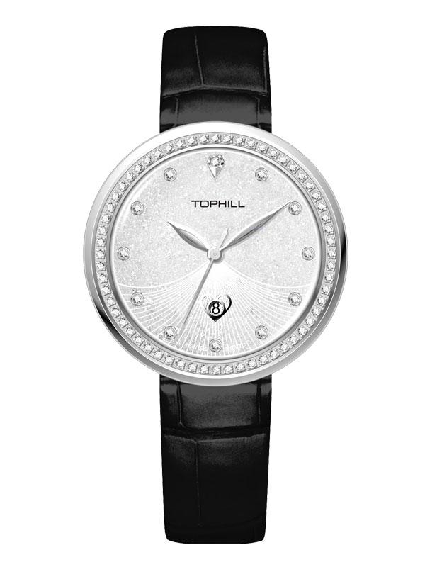 ĐỒNG HỒ TOPHILL TE065L.MB1637 Đồng hồ nữ Thụy Sĩ, kính sapphire, vỏ thép 316L