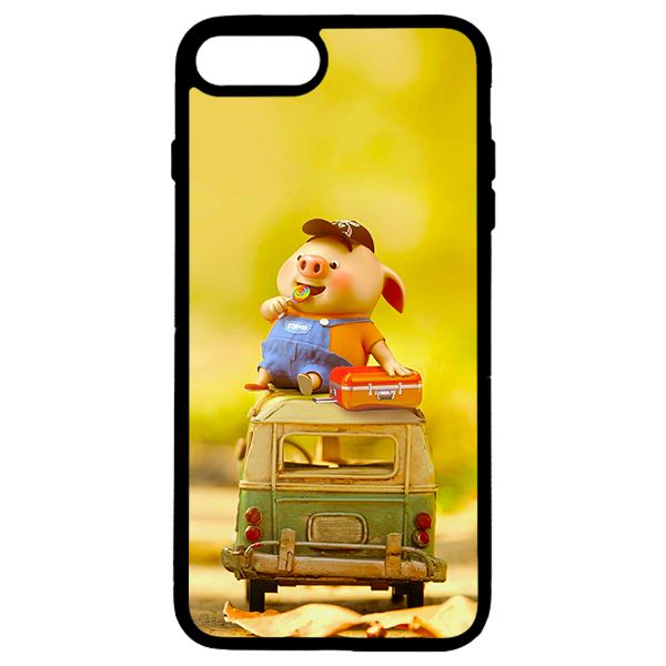 Ốp lưng cho iPhone 8 Plus heo 6 - Hàng chính hãng