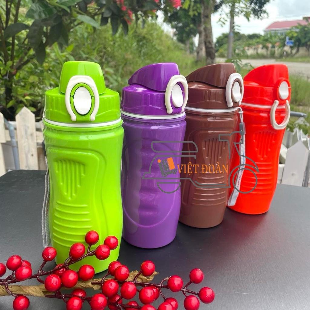 BÌNH NƯỚC HỌC SINH GIỮ NHIỆT 500ml- Công nghệ Nano- Nhựa PET bên ngoài chịu va đập mạnh, giữa là PU giữ lạnh , HVNCLC