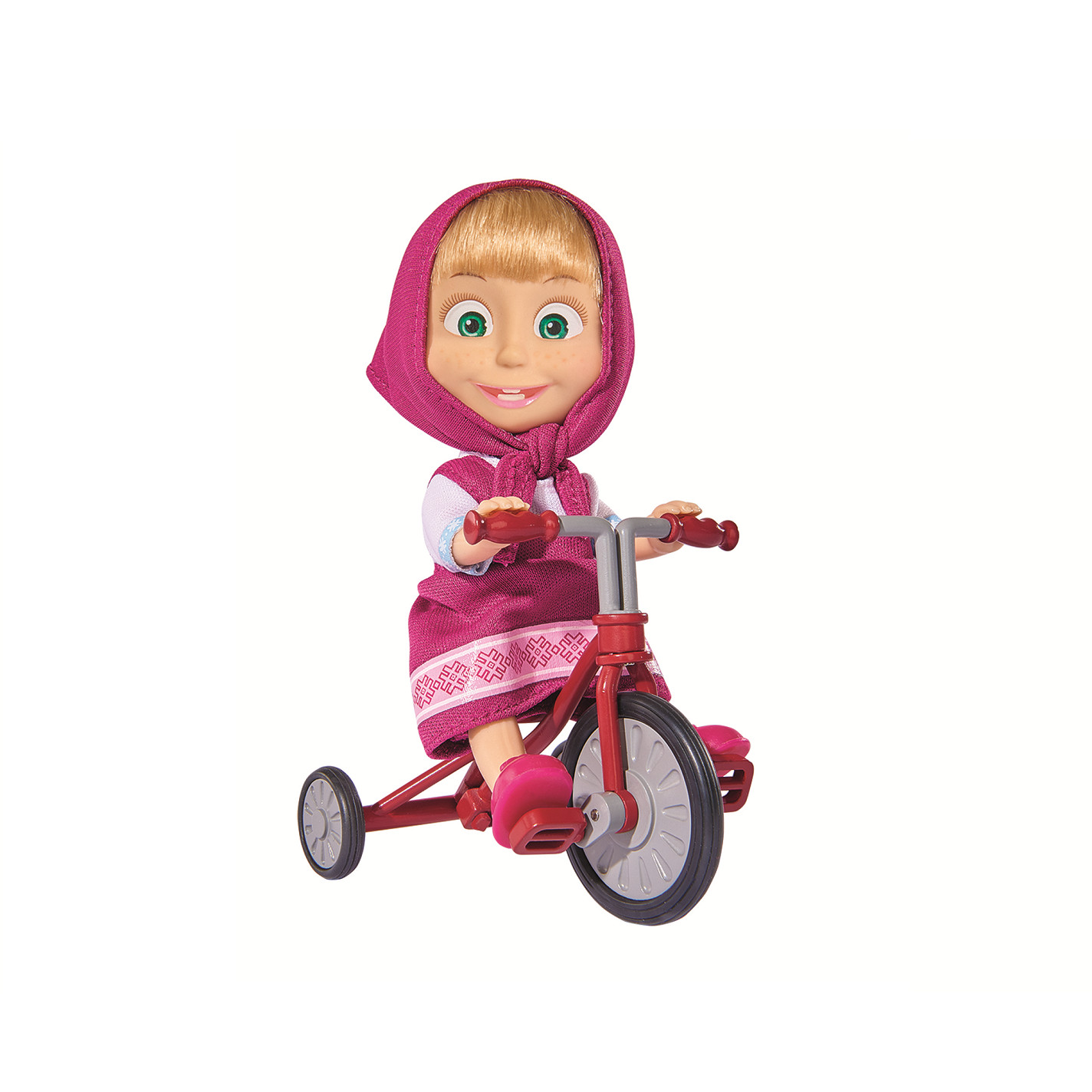 Đồ Chơi Búp Bê MASHA AND THE BEAR Masha Original Tricycle Fun 109302059 - Đồ Chơi Chính Hãng