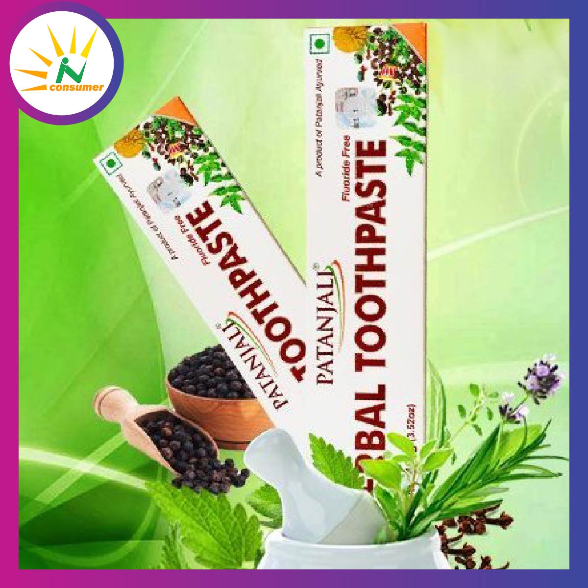 Kem đánh răng dược liệu Ấn Độ Patanjali Herbal Toothpaste