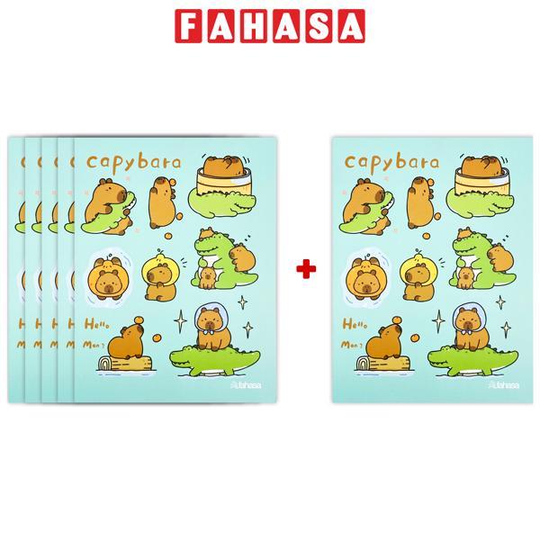 [MUA 5 TẶNG 1] Tập Học Sinh Capybara - 4 Ô Ly Vuông - 96 Trang 100gsm - The Sun 03