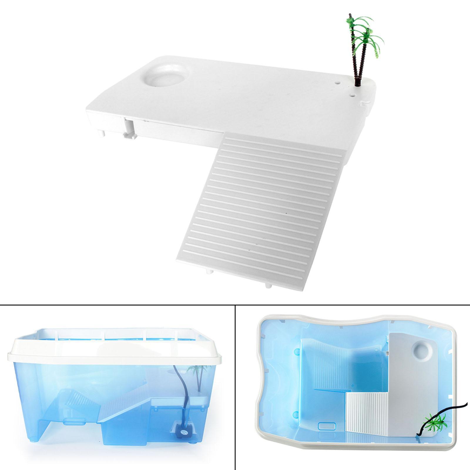 Turtle Pier Tortoise Basking Ramp Platform Terrapin Decoration Reptile Rest