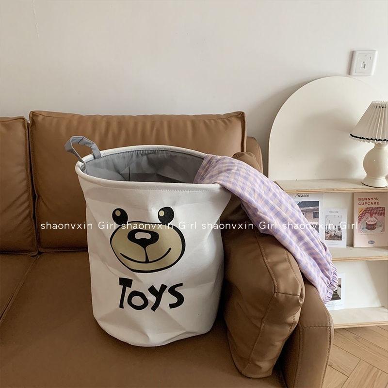 Giỏ đựng đồ giặt có hai quai cầm chống thấm nước thiết kế dễ thương tiện dụng