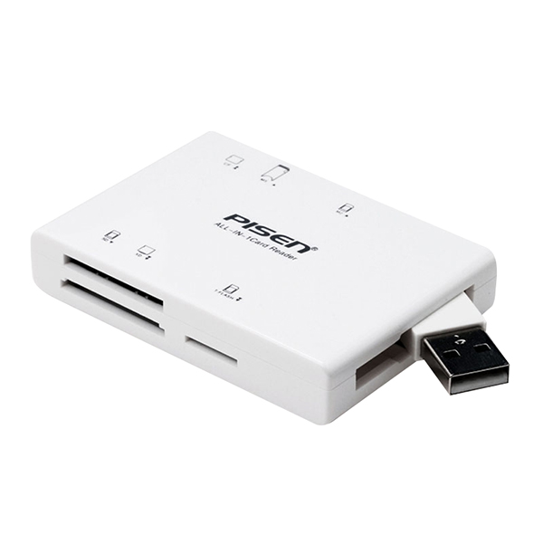 Đầu Đọc Thẻ Nhớ Pisen All-In-1 USB 2.0 - Hàng Nhập Khẩu