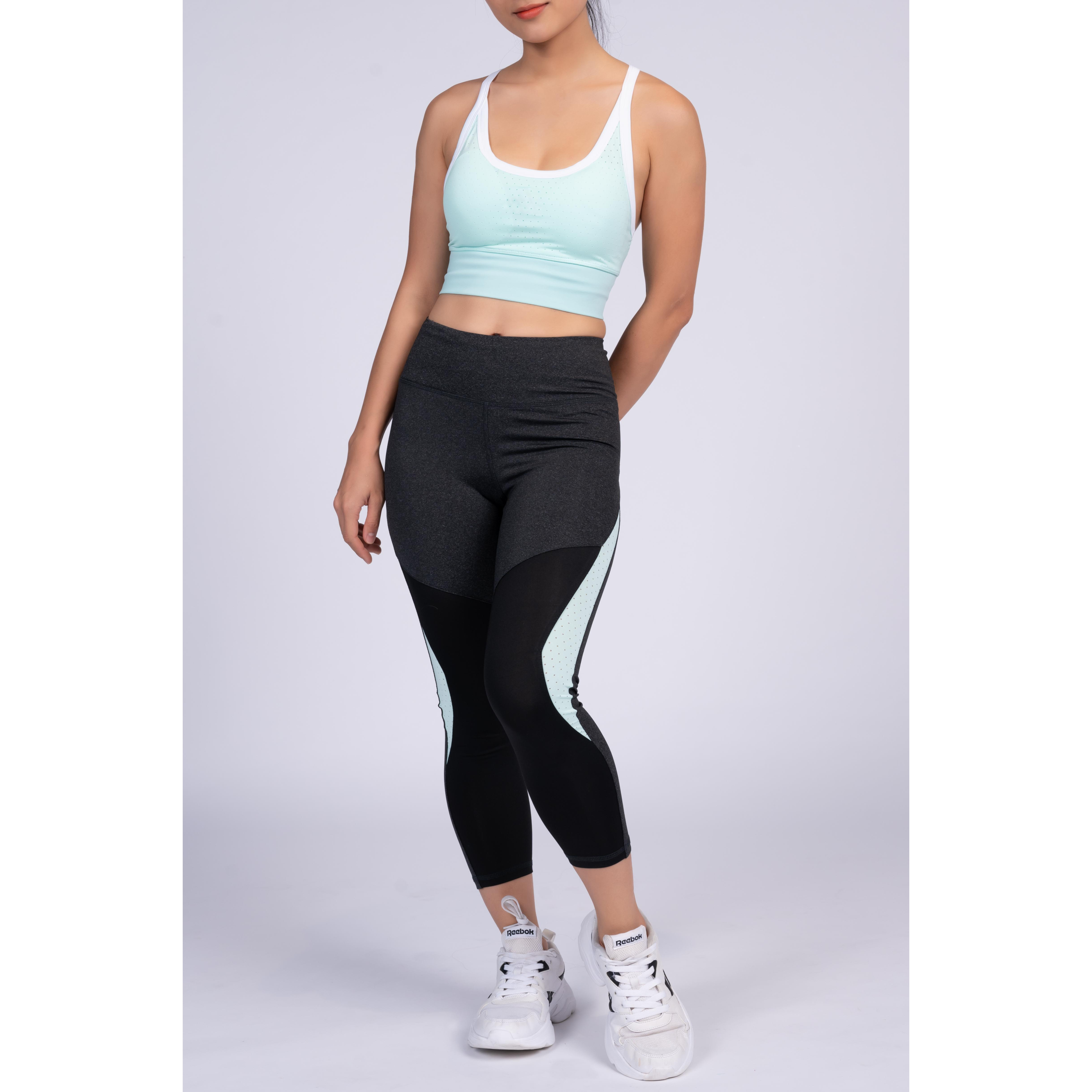 Set Tập Gym Nữ Quần Lửng + Áo Bra