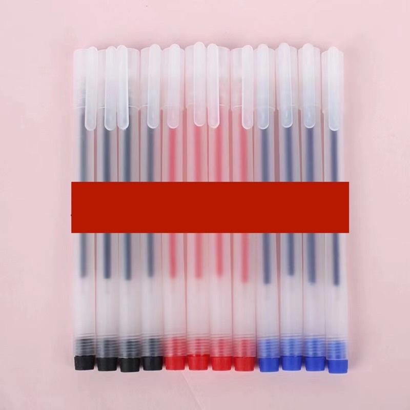 Set 20 cây bút basic mực gel nhanh khô mực đen / xanh / đỏ ngòi kim 0.5mm dùng để ghi chép (tặng kèm stickers)