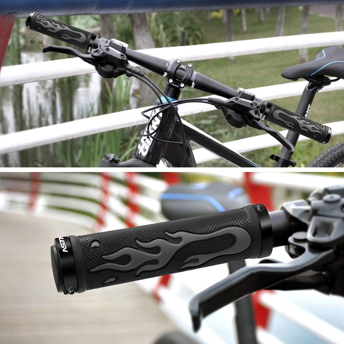 Tay lái xe đạp Tay cầm bằng cao su chống trượt Tay cầm MTB tiện dụng, khóa đôi