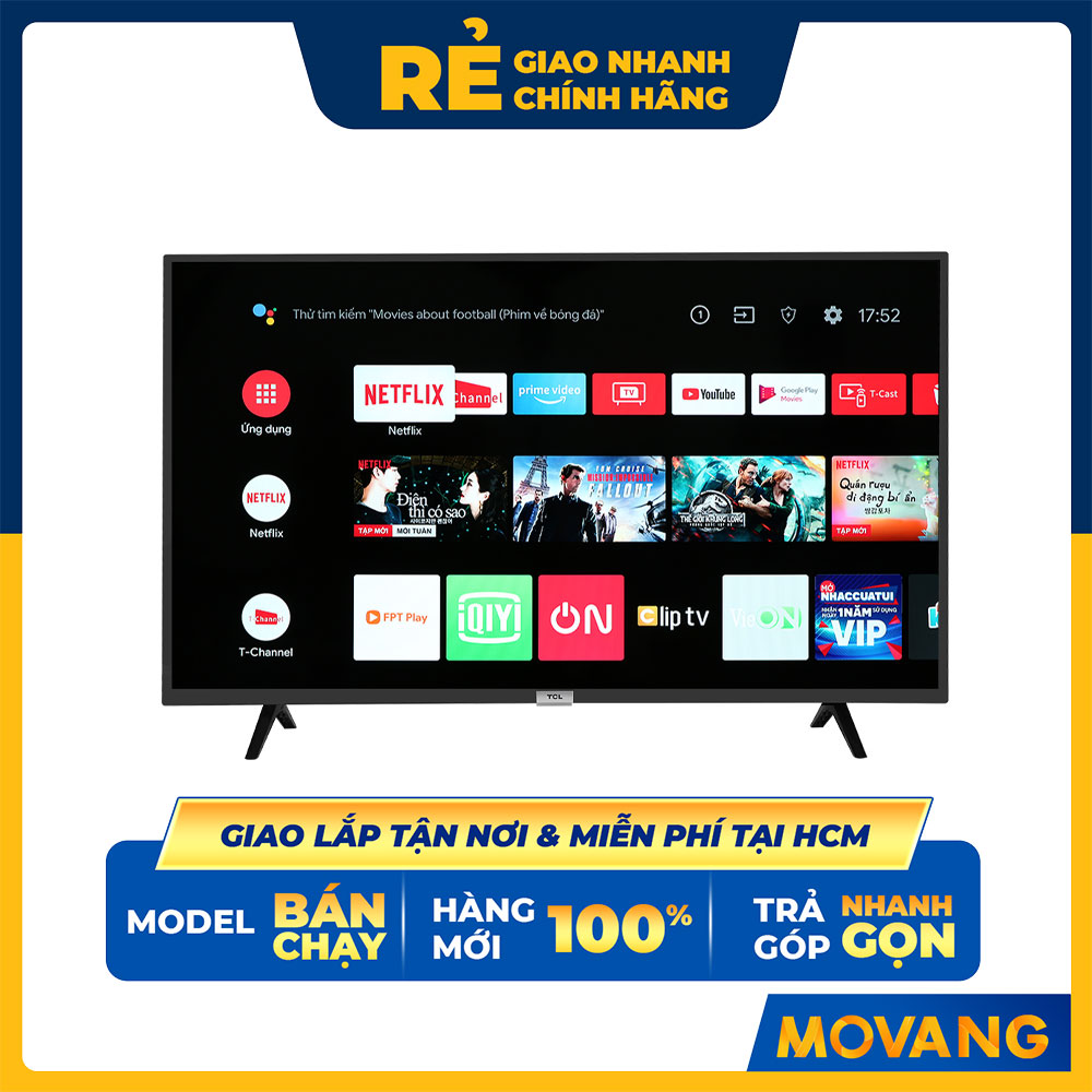 Android Tivi TCL 43 inch L43S5200 - Hàng chính hãng