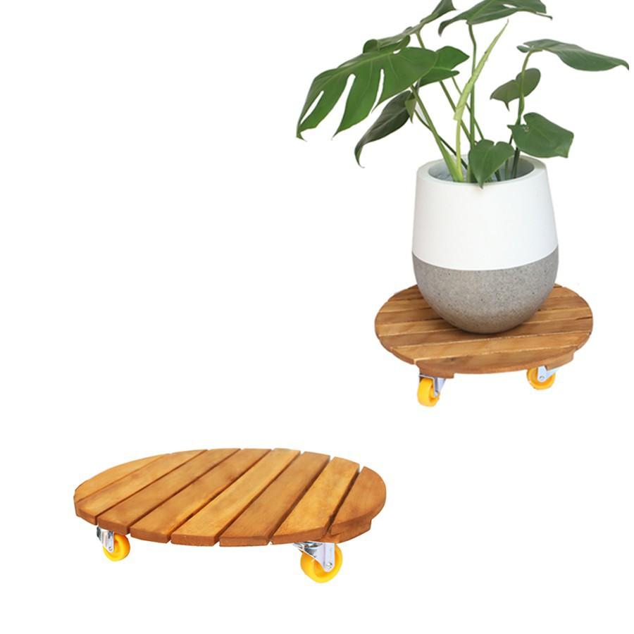 Đế lót chậu cây có bánh xe , chịu lực 180KG- R40cm