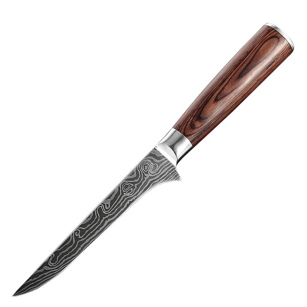 [FREESHIP 50K] DAO - DAO BẾP NHẬT BẢN CLASSIC BONING THÉP DAMASCUS MÃ KDT120 nt 234654467856