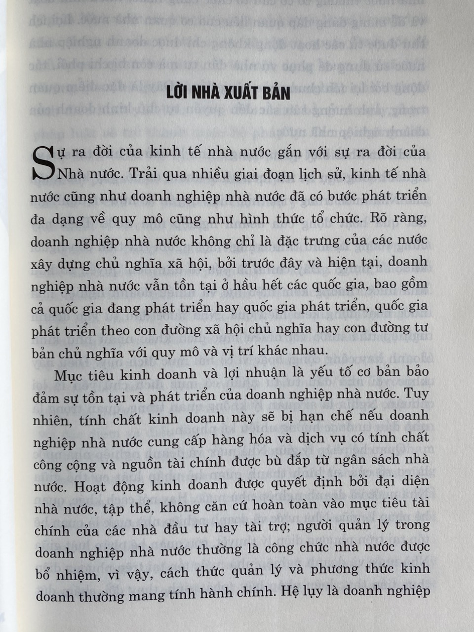 Quan Hệ Pháp Lý Giữa Nhà Nước và Doanh nghiệp Nhà Nước Trong Nền Kinh Tế Thị Trường Đinh Hướng Xã Hội Chủ Nghĩa