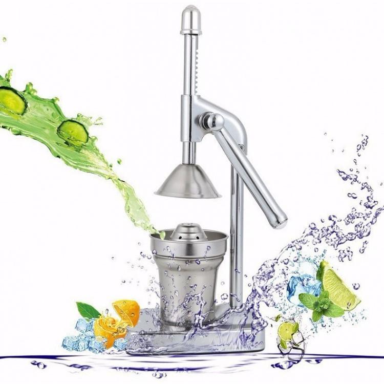 Máy ép trái cây, ép cam bằng tay + Tặng 1 cây gắp đá inox