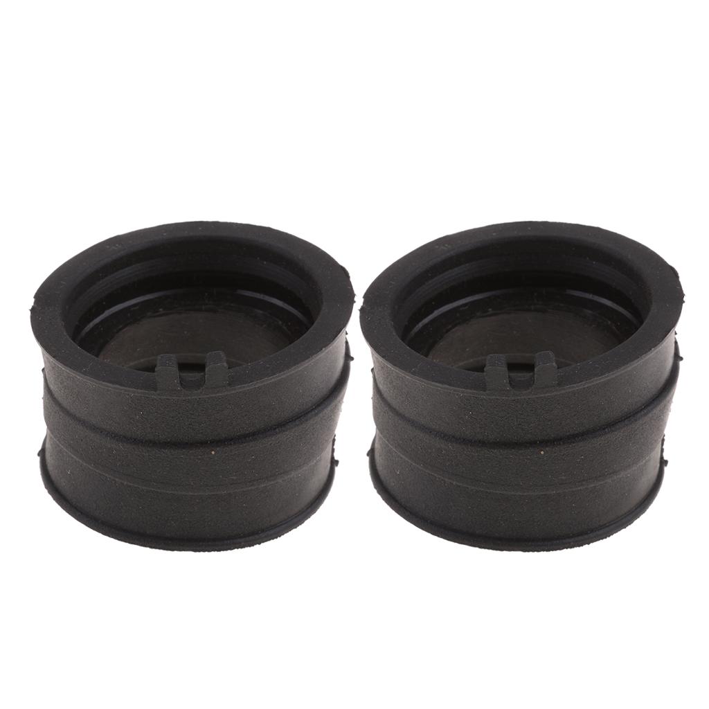 2 Pieces Motorcycle Carburetor Intake Interface Adapter for Honda VT 600 750 Steed400
