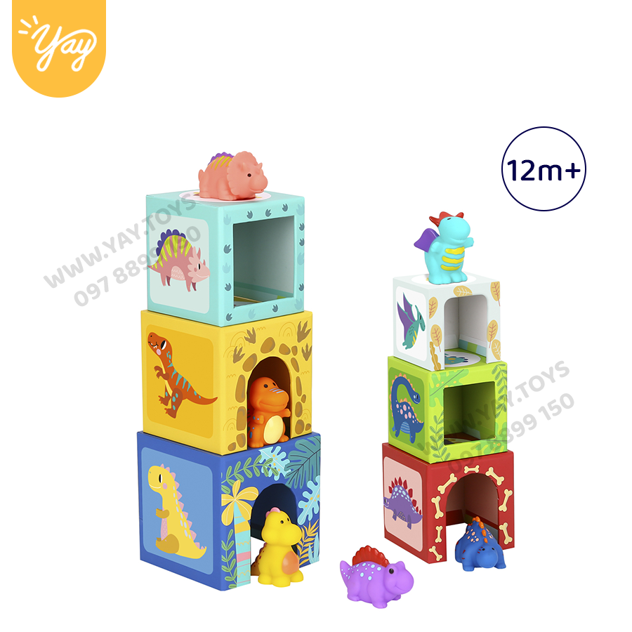 [NHIỀU MẪU] Trò Chơi Chiếc Hộp Sắp Xếp cho bé 12m+ - Tooky Toy