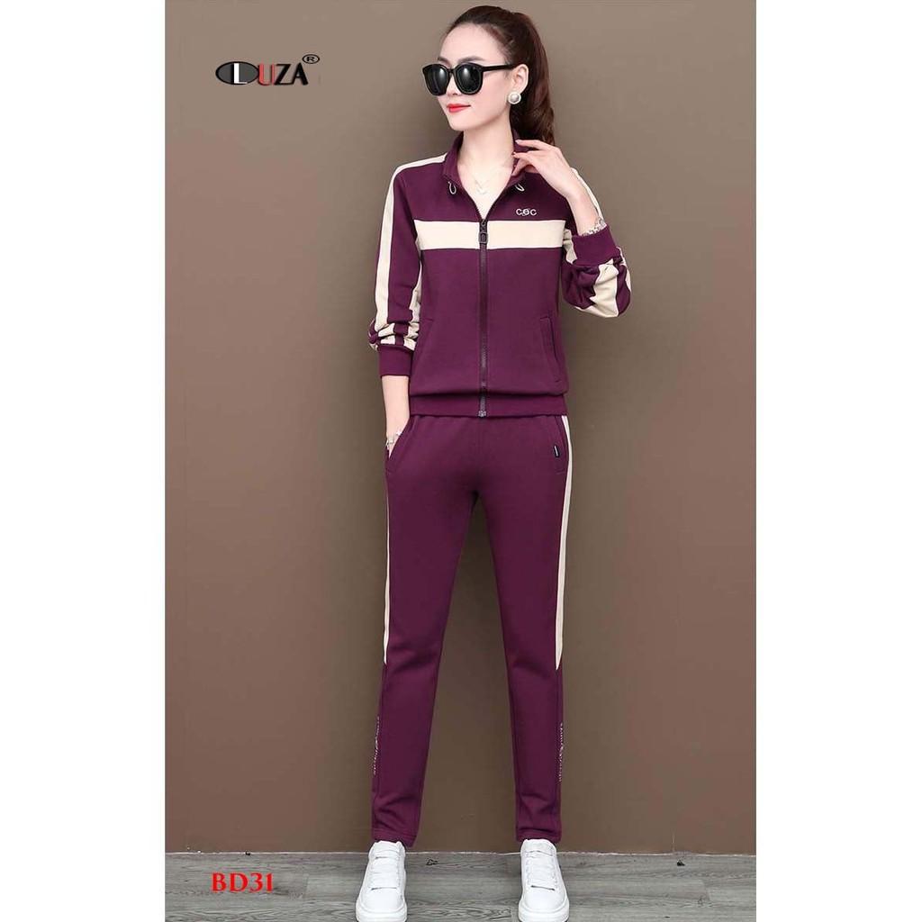 BỘ THỂ THAO KHÓA CHẤT LIỆU DA CÁ CAO CẤP