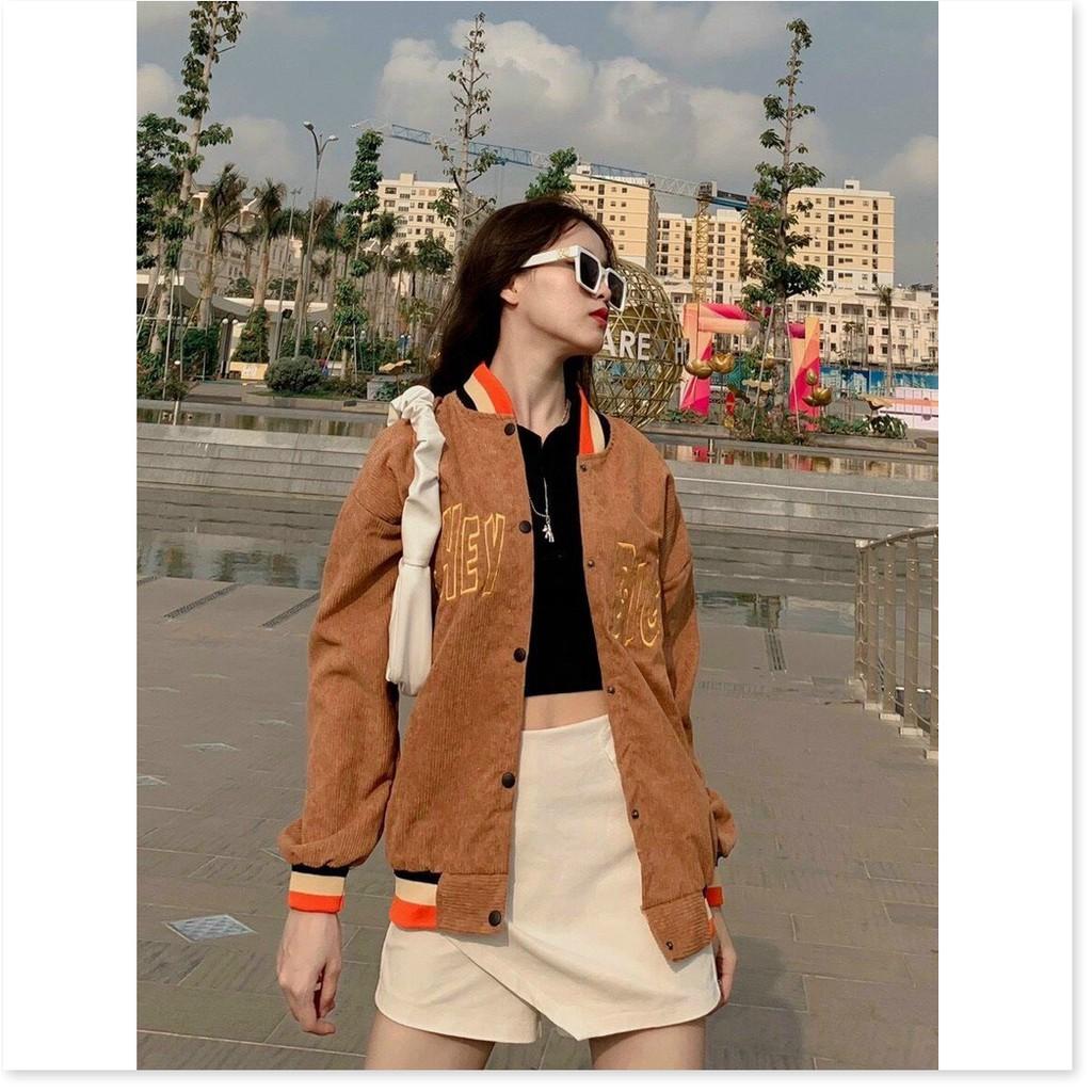 ÁO KHOÁC NỮ BOMBER UNISEX NHIỀU MÀU