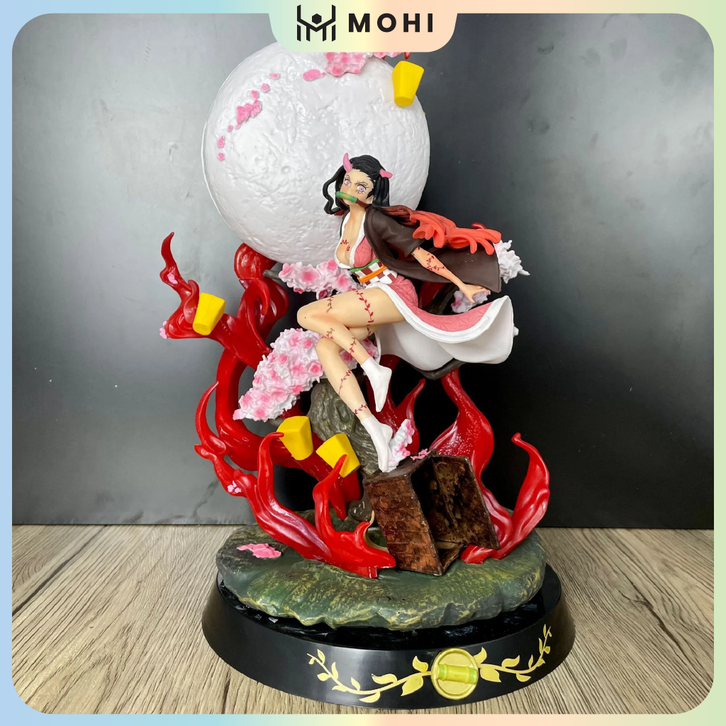 Mô Hình Kimetsu No Yaiba Nezuko ánh trăng siêu quyến rũ. Cao 31cm, nặng 1,5kg. Figure anime kimetsu no yaiba thanh gươm