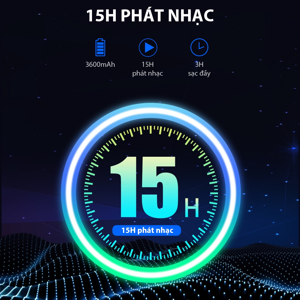 Loa Bluetooth 5.0 VIVAN VS30 Hi-Fi Công Suất 20W Chống Nước IPX7 Hỗ Trợ Kết Nối Cổng AUX/Bluetooth - Hàng Chính Hãng