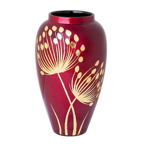 Bình lá lan Sơn Mài Cao Cấp Thanh Bình Lê size 17x10 cm Cắm Hoa, Trang Trí Kệ, Bàn Làm Việc, Quà Tặng