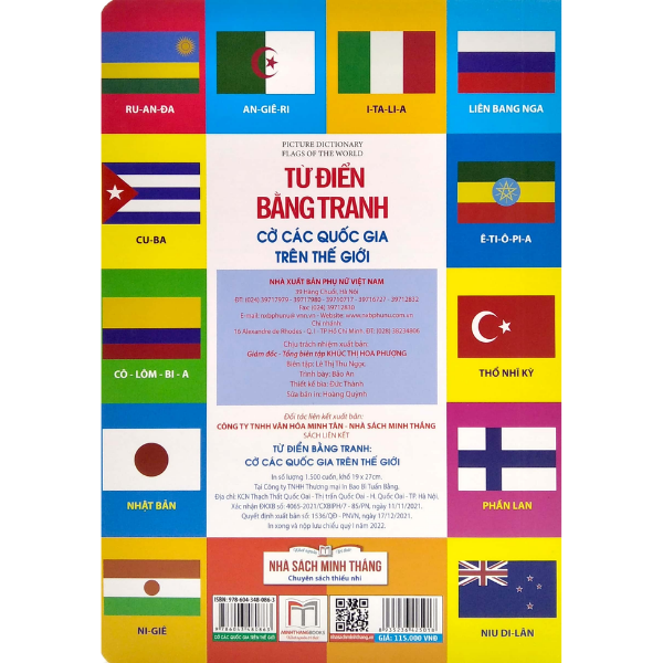 Từ điển bằng tranh - Cờ các quốc gia trên thế giới (bìa cứng)