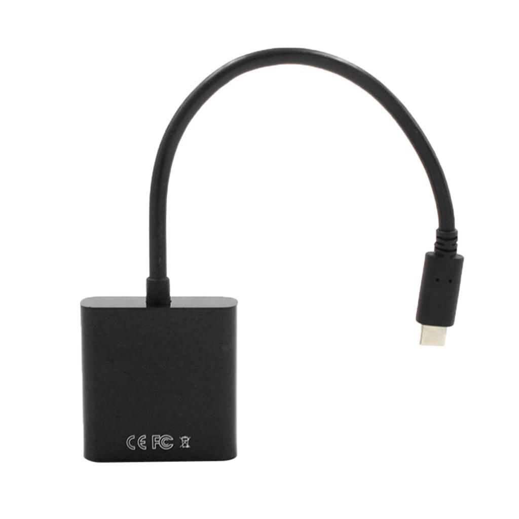 USB C USB 3.1 Type-C to HDMI 1080P Adapter Cable for Macbook, Chrombook Black