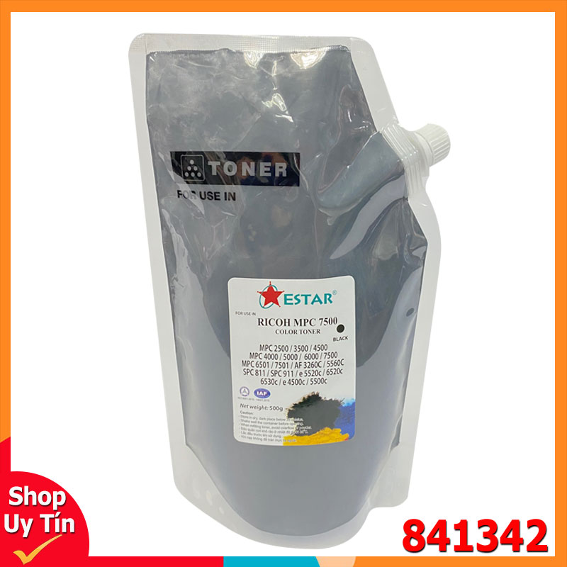 Mực gói Ricoh màu Đen - Dùng cho máy Photo Toshiba E 4500C/5500C/ Ricoh MP C6000/7500 / Ricoh MP C6501/7501