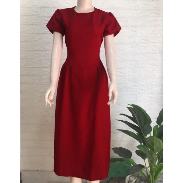 ĐẦM XOÈ TAY PHỒNG CỔ TRÒN