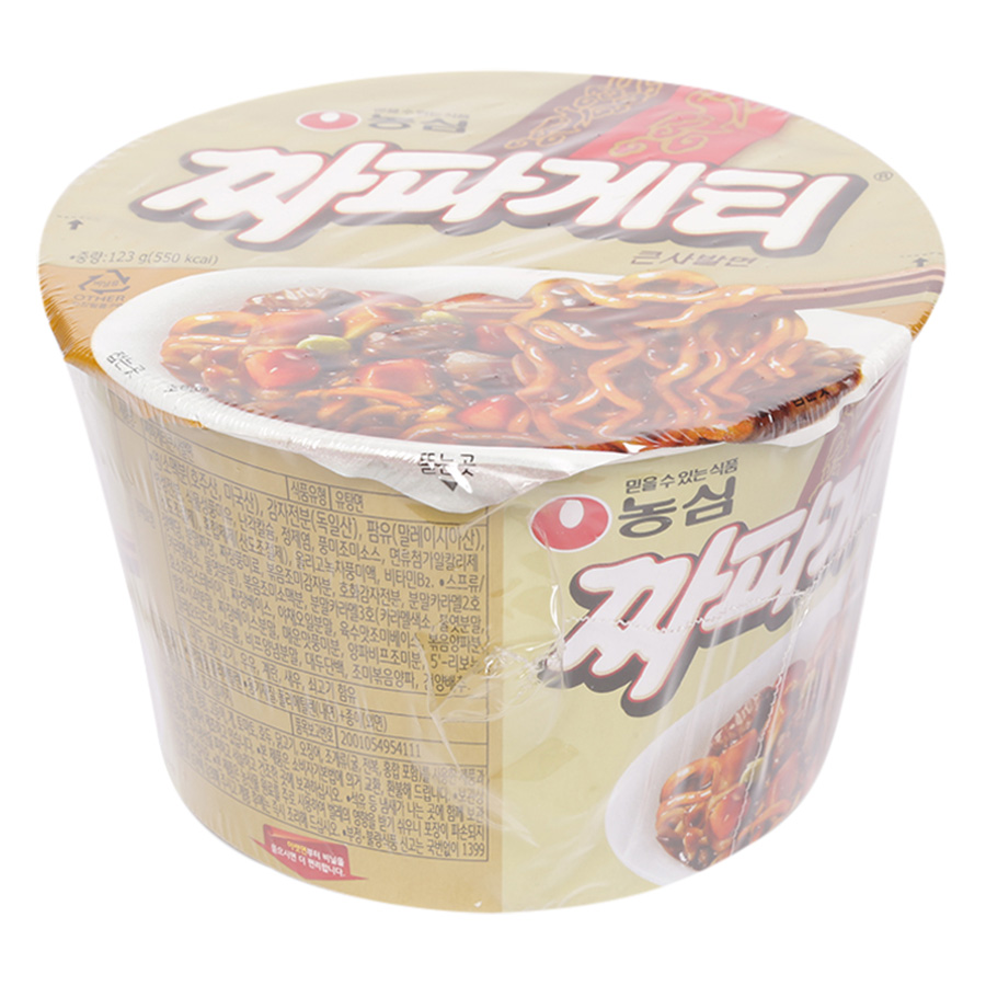 Mỳ Trộn Nhập Khẩu Hàn Quốc Jajang NongShim Tô Lớn (123g)