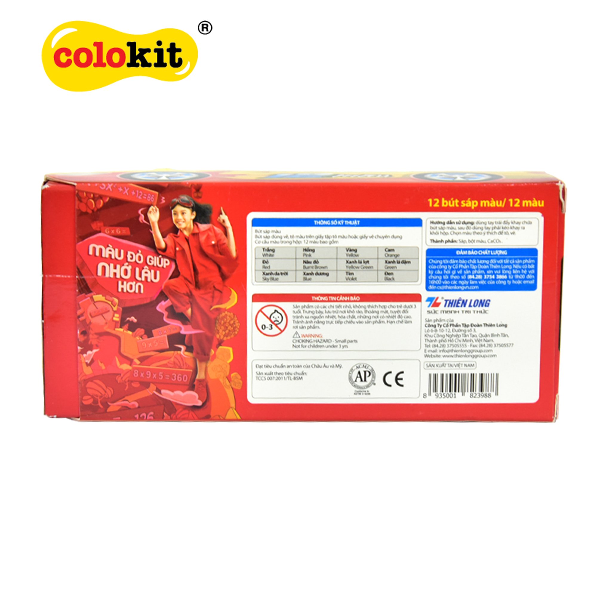 Bút sáp màu Thiên Long Colokit CR-C022
