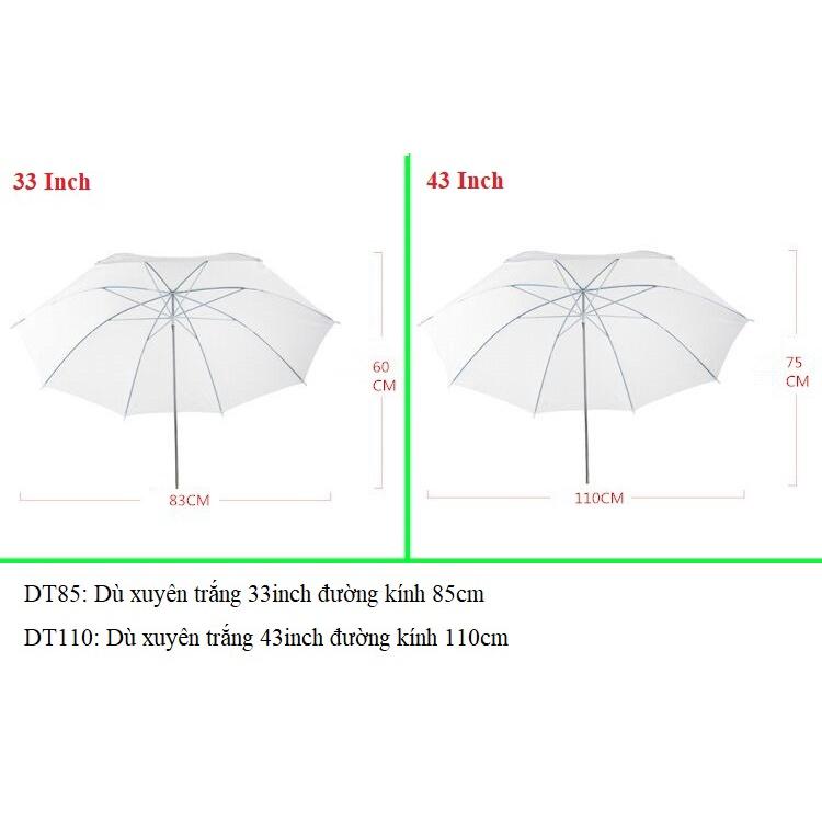 Dù Xuyên Sáng, Dù Phản Quang 8 Cạnh, Ô Phản Sáng, Phụ kiện Chụp Ảnh