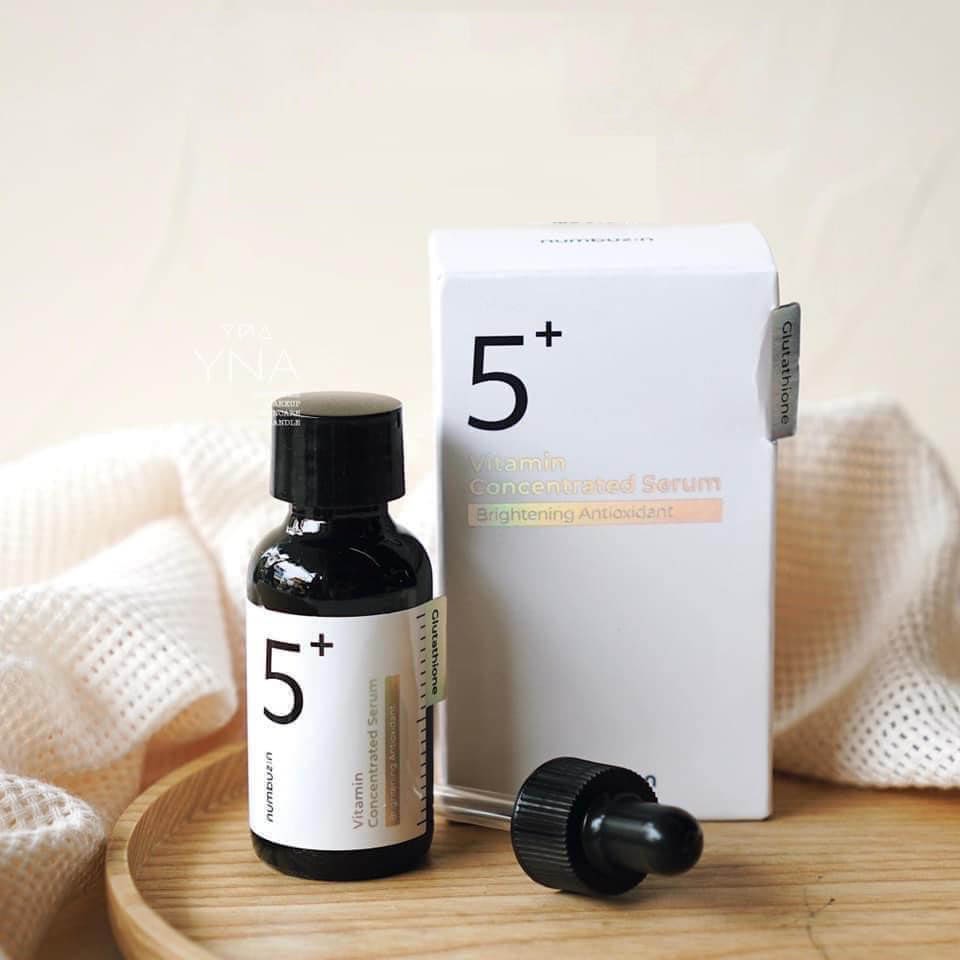 Serum Numbuzin no 5 Sáng Da Mờ Thâm Nám Numbuzin Vitamin Concentrated - Serum Dưỡng Ẩm Giúp Da Trẻ Hóa