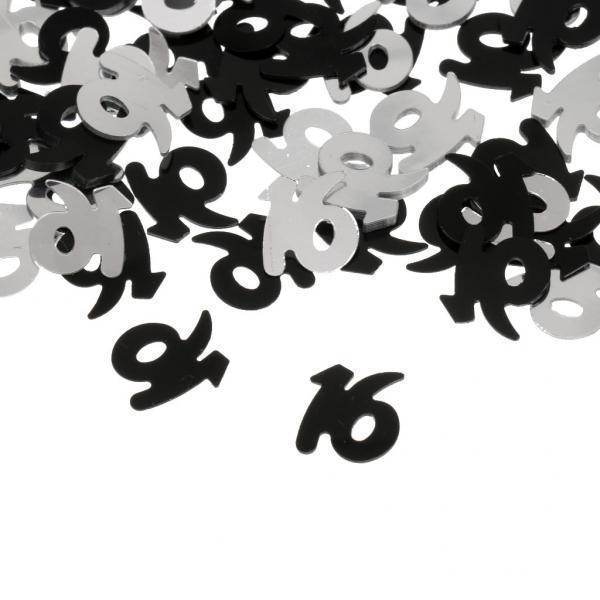 4xBirthday Celebration Confetti Party Decor Scatter Sprinkles Number16
