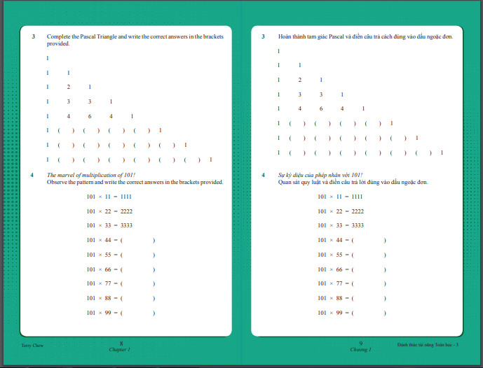 Toán Singapore : Đánh Thức Tài Năng Toán Học  - Toán lớp 3 &amp; Toán Lớp 4   ( Song Ngữ )