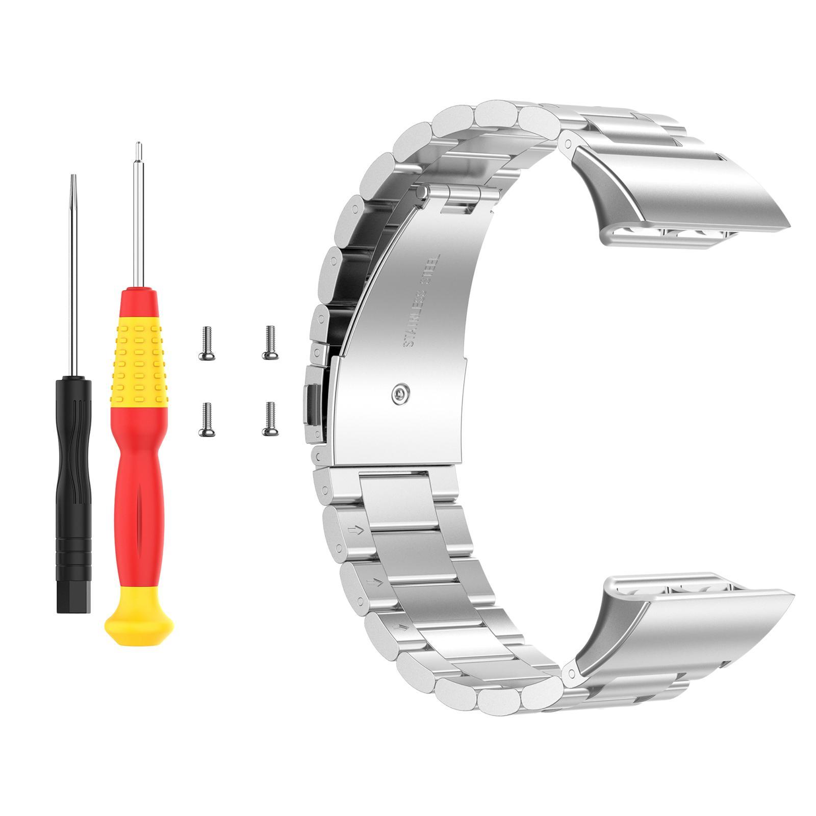 Watch Band Replacement fits for Forerunner 30 35 35J Silver