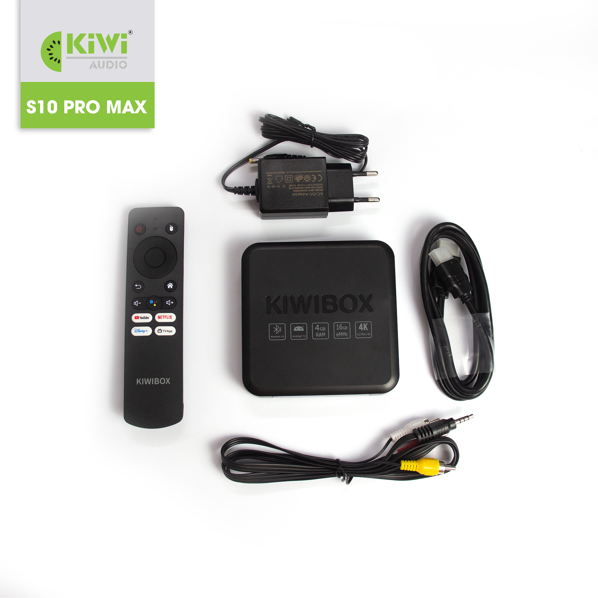 ANDROID KIWIBOX S10 PRO Max RAM 4GB BLUETOOTH 5.0 - Hàng chính hãng