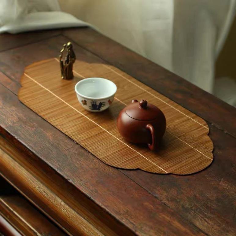 Chiếu trải bàn trà Vạn Bảo Đường cấu tạo 2 lớp chống thấm