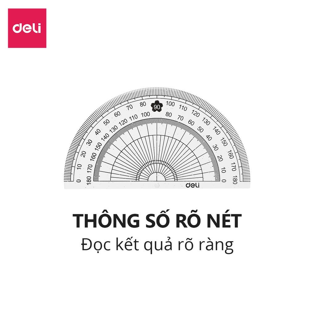 Bộ Thước Kẻ Eke Đa Năng 4 Món Đóng Túi Bộ Dụng Cụ Học Tập Cho Bé - EH657