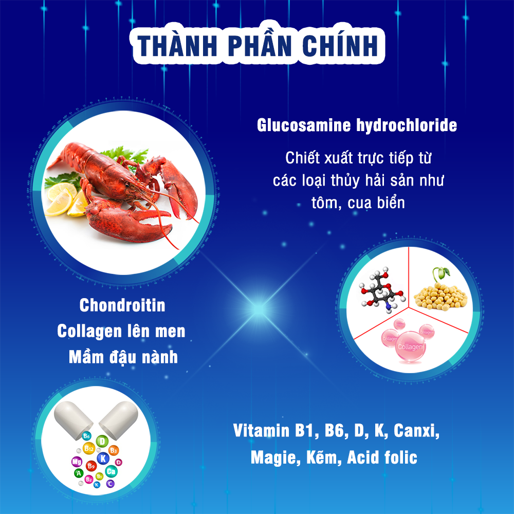 Viên uống bổ xương khớp Glucosamine Orihiro 900 viên tăng cường tái tạo sụn khớp bổ sung vitamin và khoáng chất cho cơ thể JN-OR-GLU01