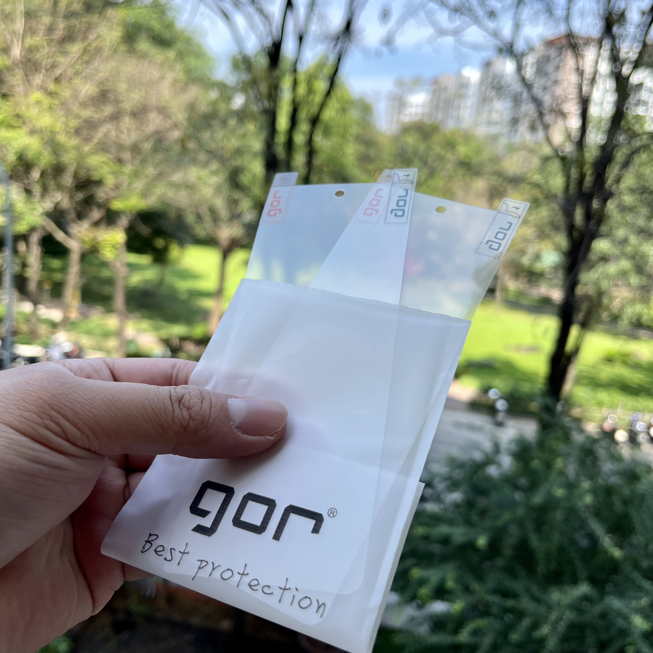 Bộ Dán Dẻo GOR Dành Cho Samsung Galaxy Z Fold 3 5G , Mặt Trước - Hàng Chính Hãng