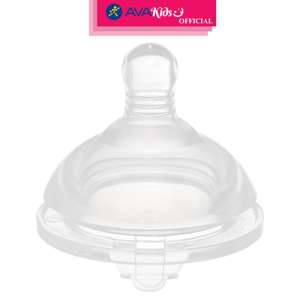 Bộ 2 núm ti Pur Milk Safe 9823 cổ rộng size L (từ 6 tháng) - Hàng Chính Hãng