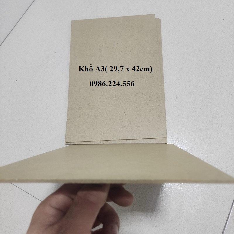 Giấy bìa cứng làm hộp quà mô hình khổ A3 dày 1 - 3mm